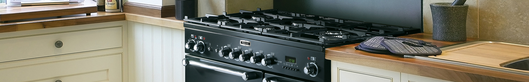 Falcon Kitchener 90 Dual Fuel in Black