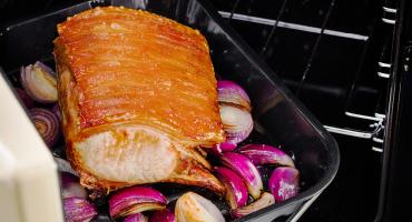 Roast Pork with Red Onion