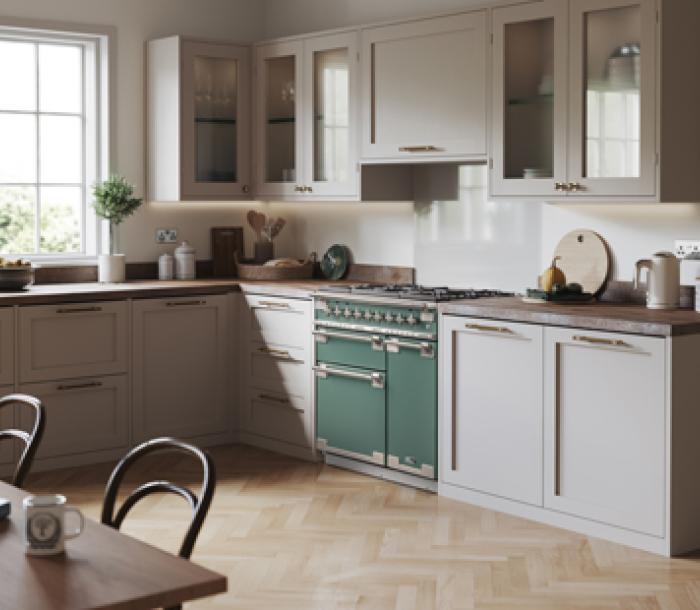 Falcon Elise 90 Dual Fuel in Mineral Green